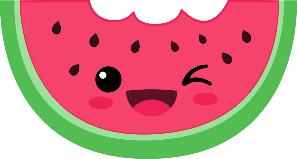 Kawaii Watermelon Fruit